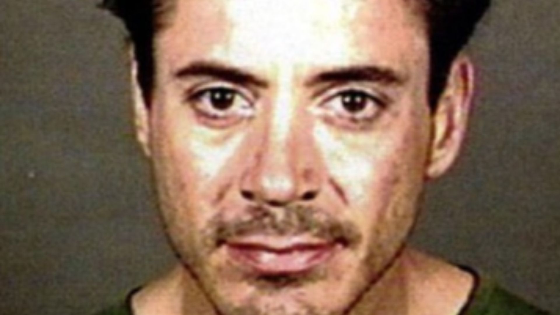 Actor Robert Downey Jr. photographed by the California Department of Corrections