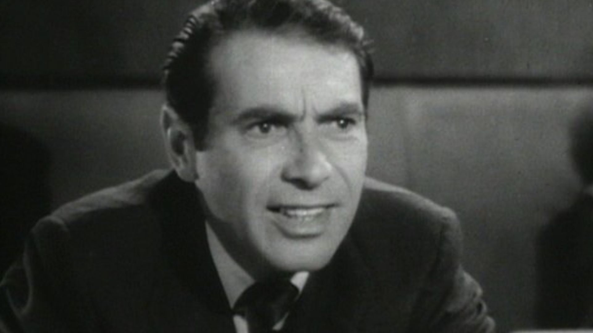 Cropped screenshot of Gary Merrill from All About Eve.