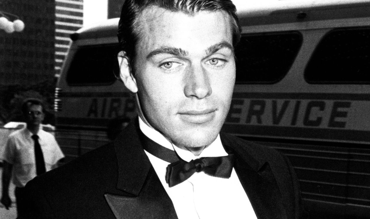 Valentino Awards Gala Honoring Lauren Bacall and Gregory Peck CENTURY CITY, CA - JULY 3: Actor Jon-Erik Hexum attends Valentino Awards Gala Honoring Lauren Bacall and Gregory Peck on July 3, 1984 at the Century Plaza Hotel in Century City, California.