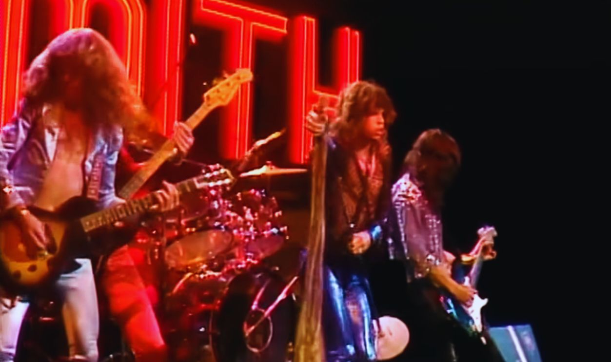 Screenshot from Aerosmith: The Train Kept A-Rollin' | The Midnight Special (1974) 