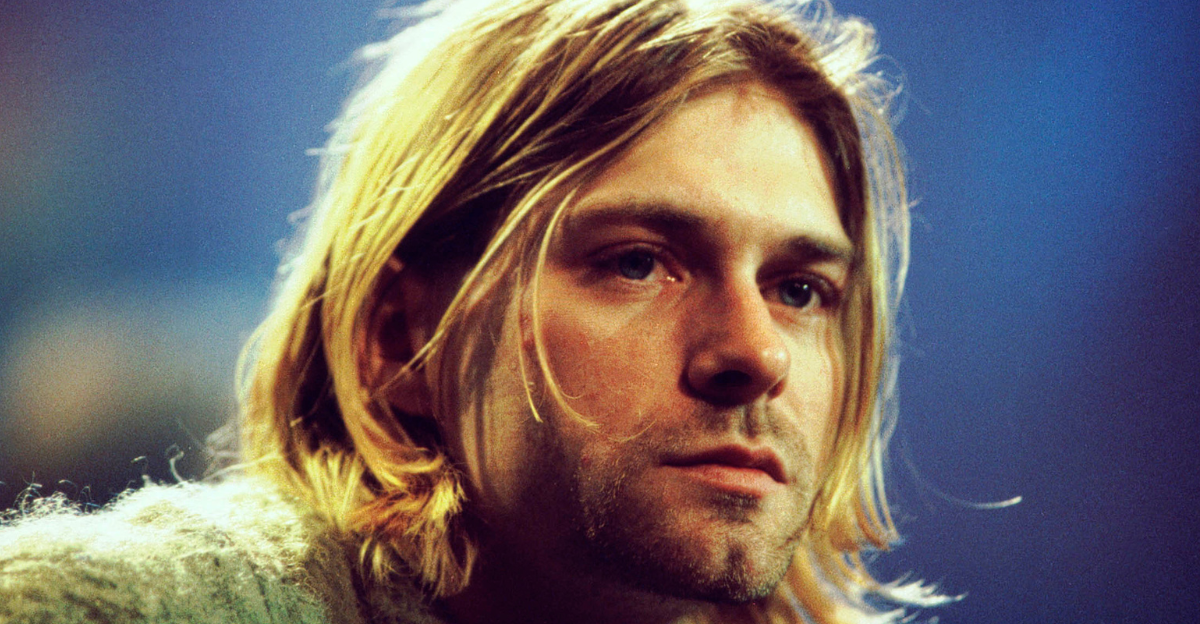Kurt Cobain of Nirvana during the taping of MTV Unplugged