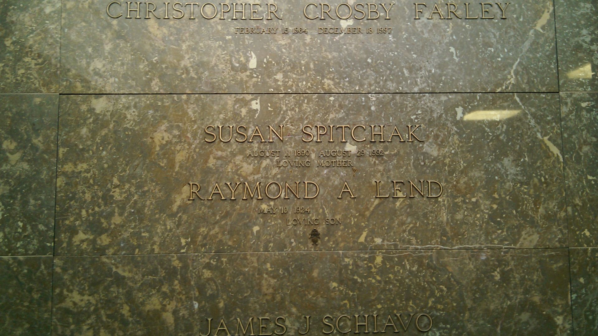 this is the grave of American actor and comedian Chris Farley