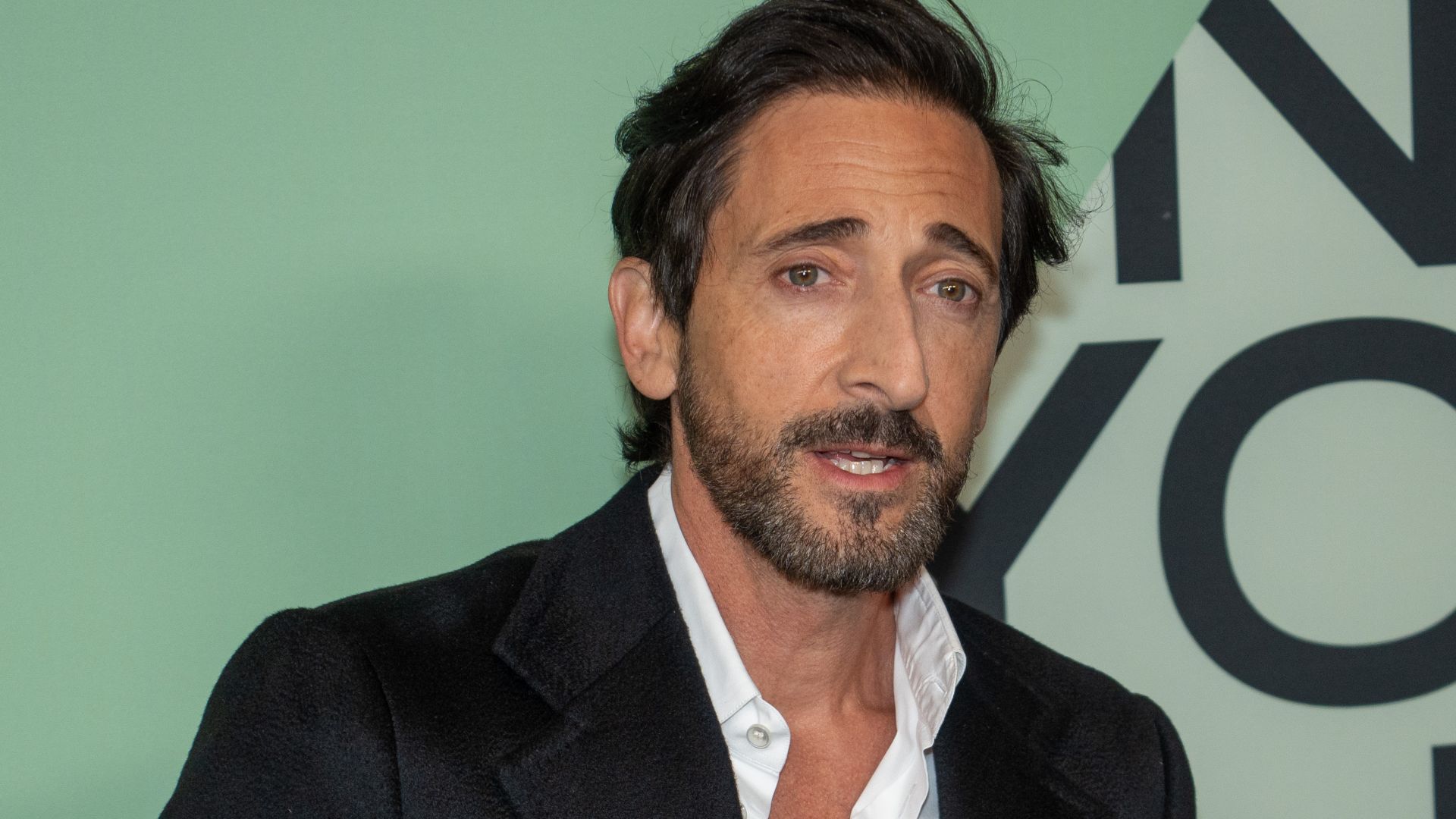 Adrien Brody at the 63rd annual New York Film Festival at Lincoln Center in 2025 for the film Is This Thing On?