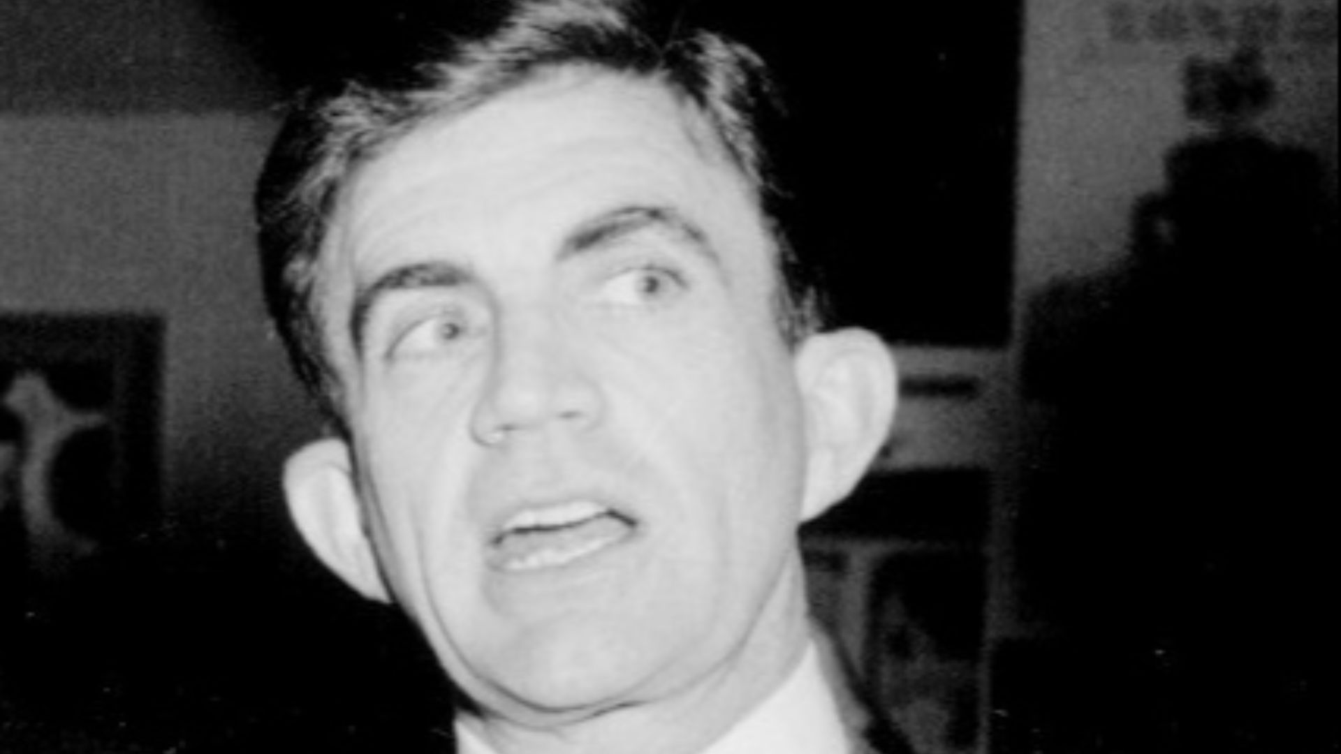 Photo of Blake Edwards at a cocktail party..