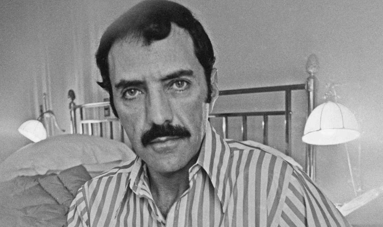 Getty Images - 1300032173 - American writer William Peter Blatty (1928 - 2017), author of the 1971 horror novel 'The Exorcist', UK, 29th January 1972.