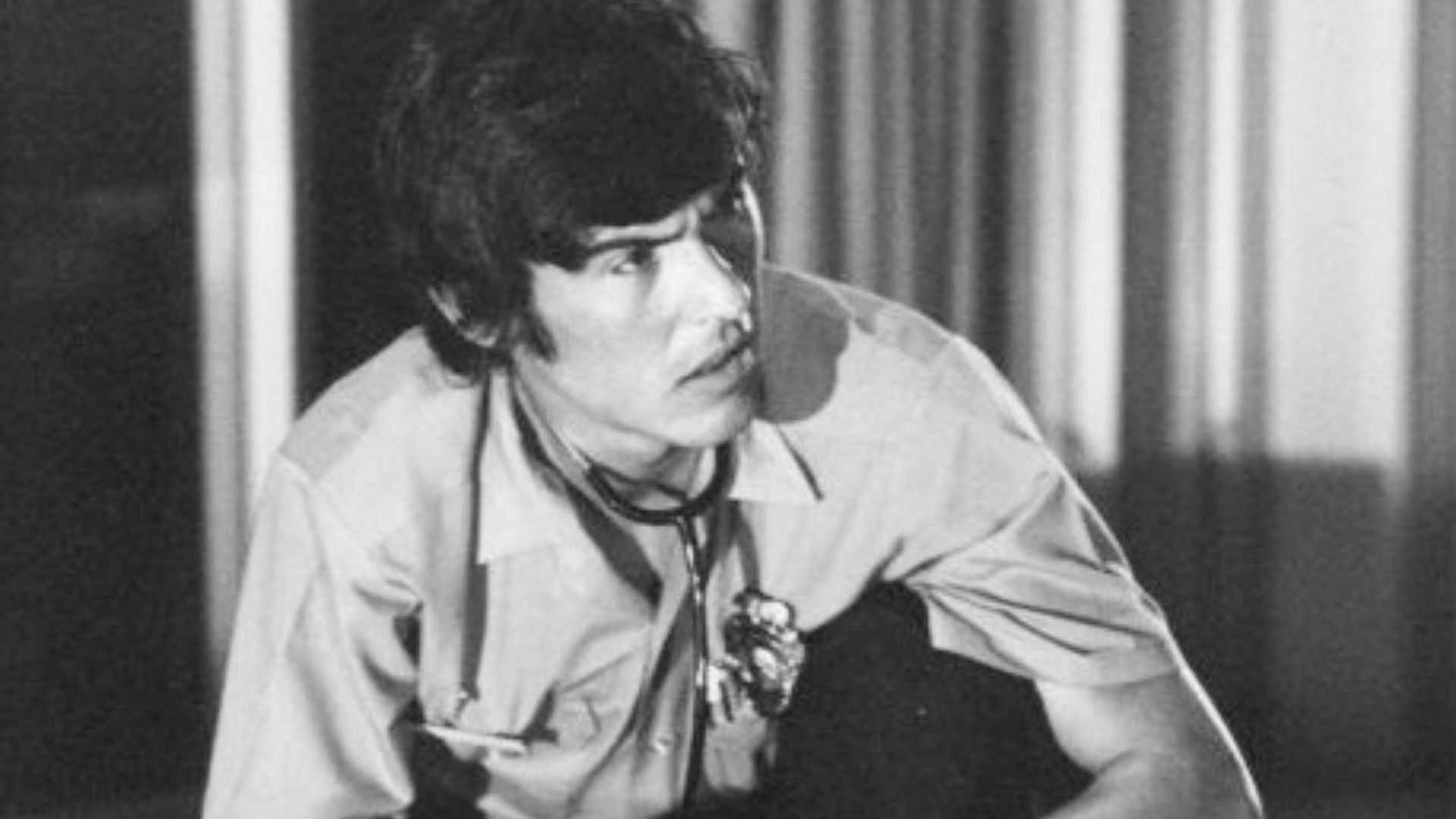 Photo of Randolph Mantooth as paramedic John Gage from the television series Emergency!.