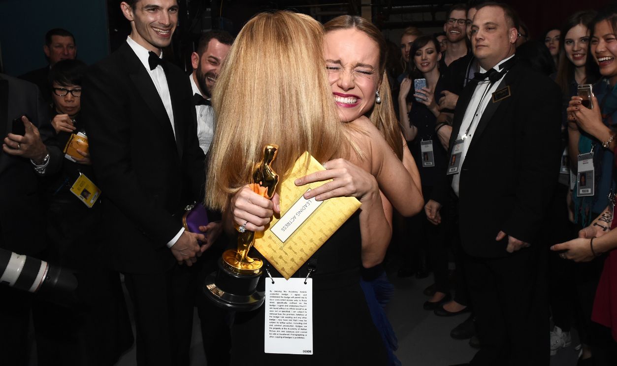 Getty Images-1457389735, 88th Annual Academy Awards, Backstage, Los Angeles, America - 28 Feb 2016 Brie Larson