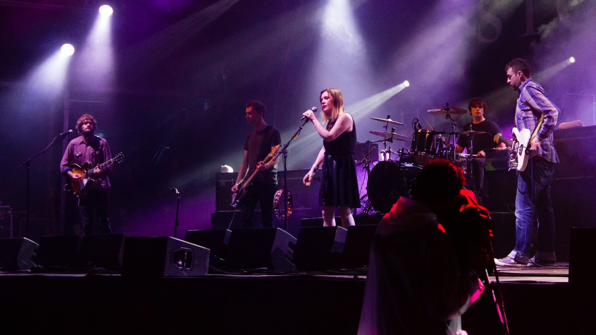 A banda británica Slowdive no NOS Primavera Sound 2014 de Porto.