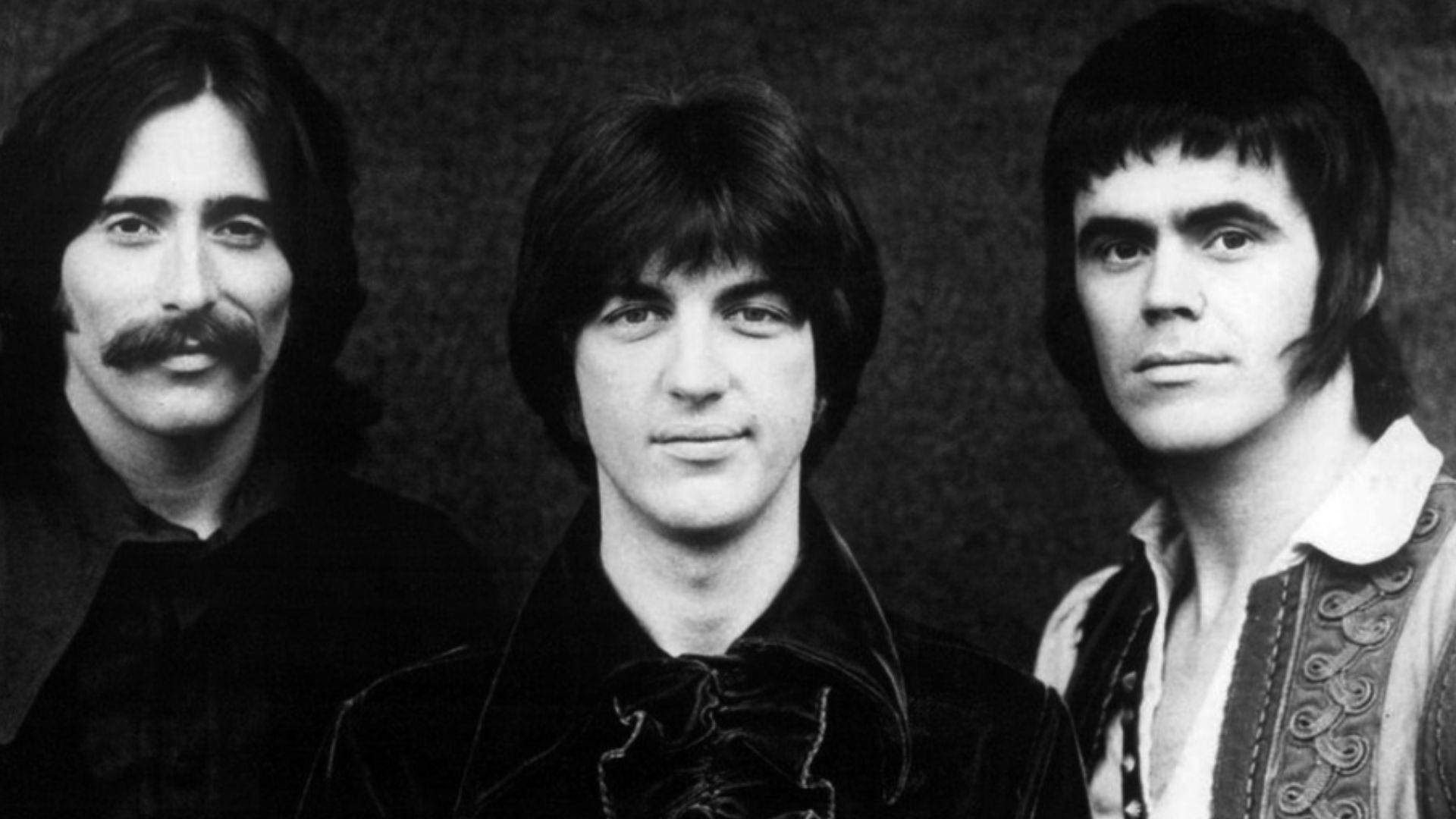 Publicity photo of the music group Three Dog Night. From left: Chuck Negron, Cory Wells, Danny Hutton.
