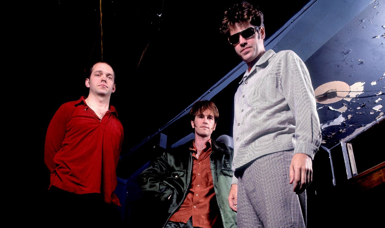 Semisonic Portrait of the band Semisonic, Chicago, Illinois, April 10, 1996.