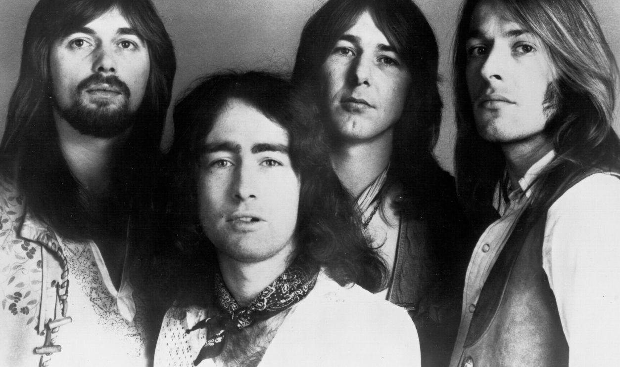 Bad Company Portrait CIRCA 1973: (L-R) Boz Burrell, Paul Rodgers, Mick Ralphs and Simon Kirke of the rock band 