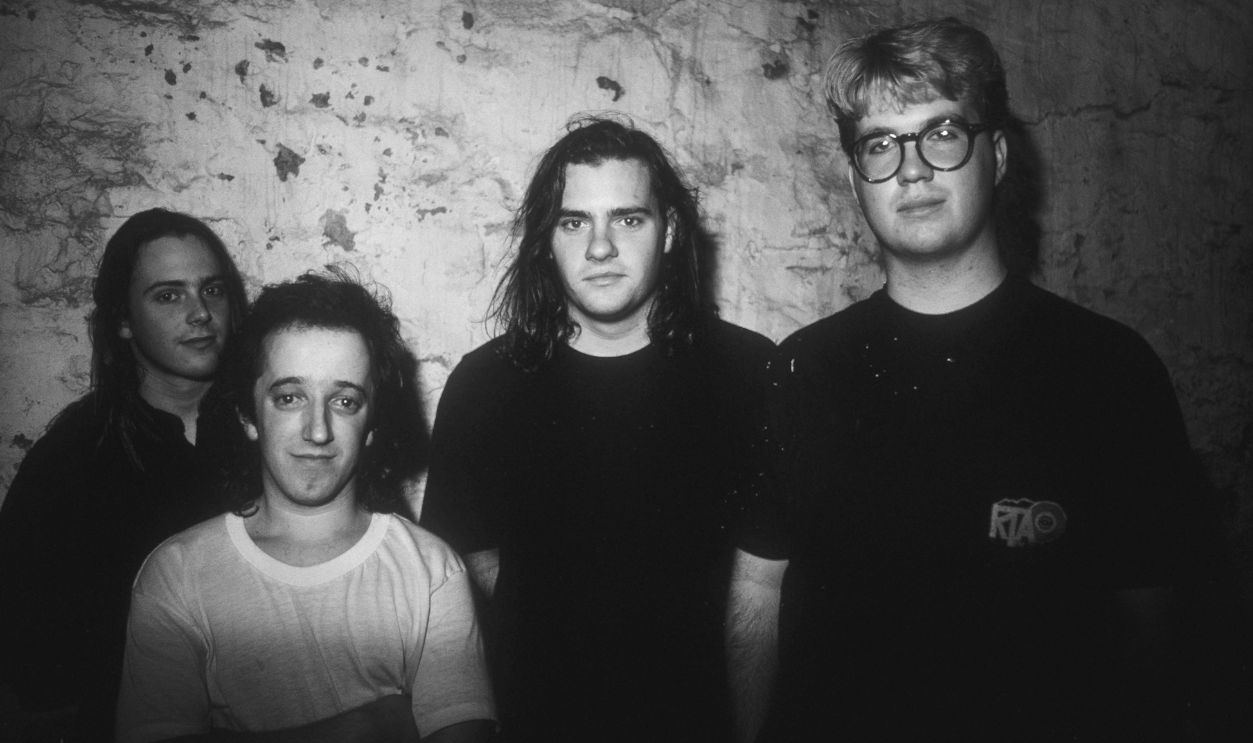 Rock Band Toad The Wet Sprocket Pose For A Portrait MINNEAPOLIS, MN - APRIL 1: Rock band Toad the Wet Sprocket pose for a portrait in Minneapolis, Minnesota on April 1, 1990.