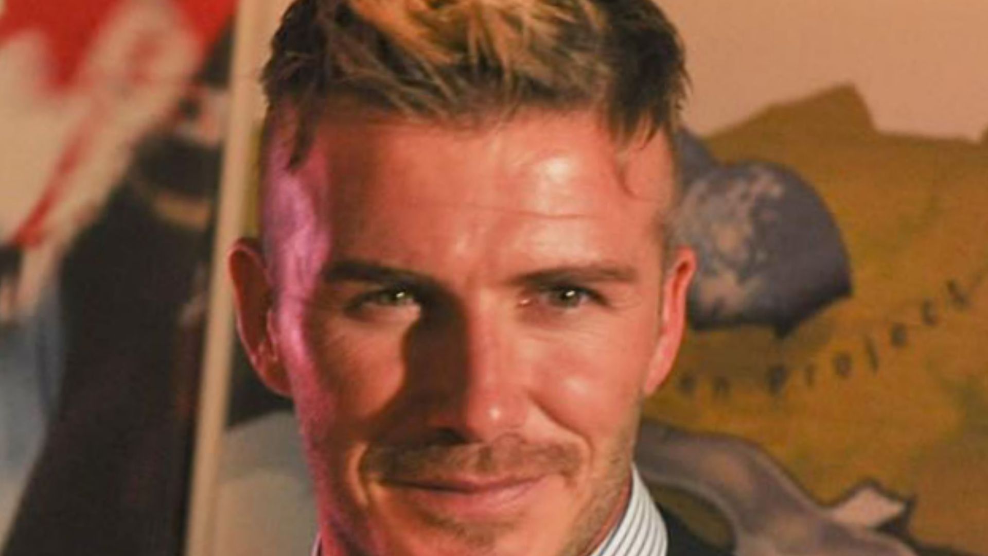 Cup final with David Beckham in 2009.