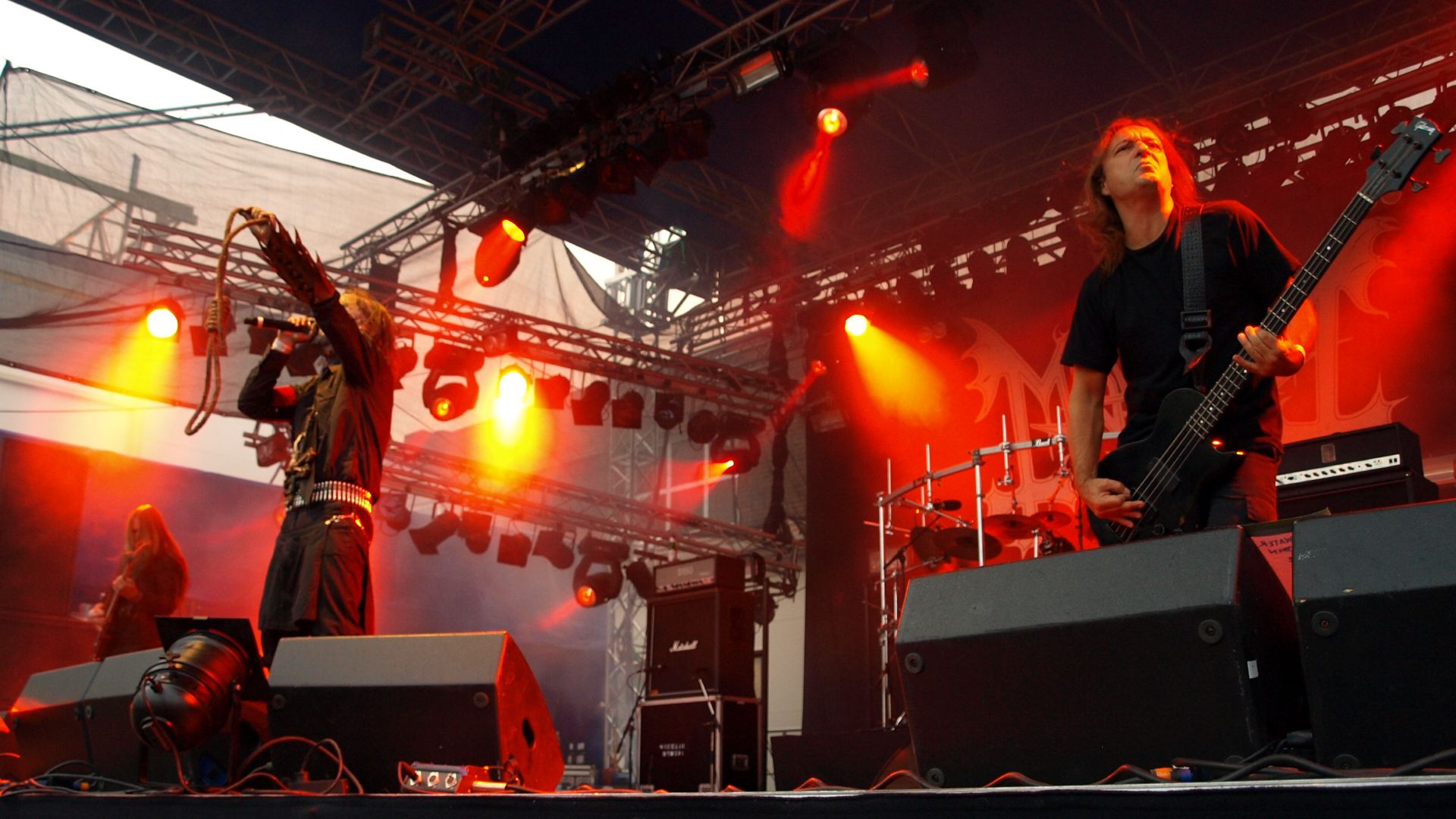 Norwegian black metal band Mayhem live at Jalometalli 2008 in Oulu.
