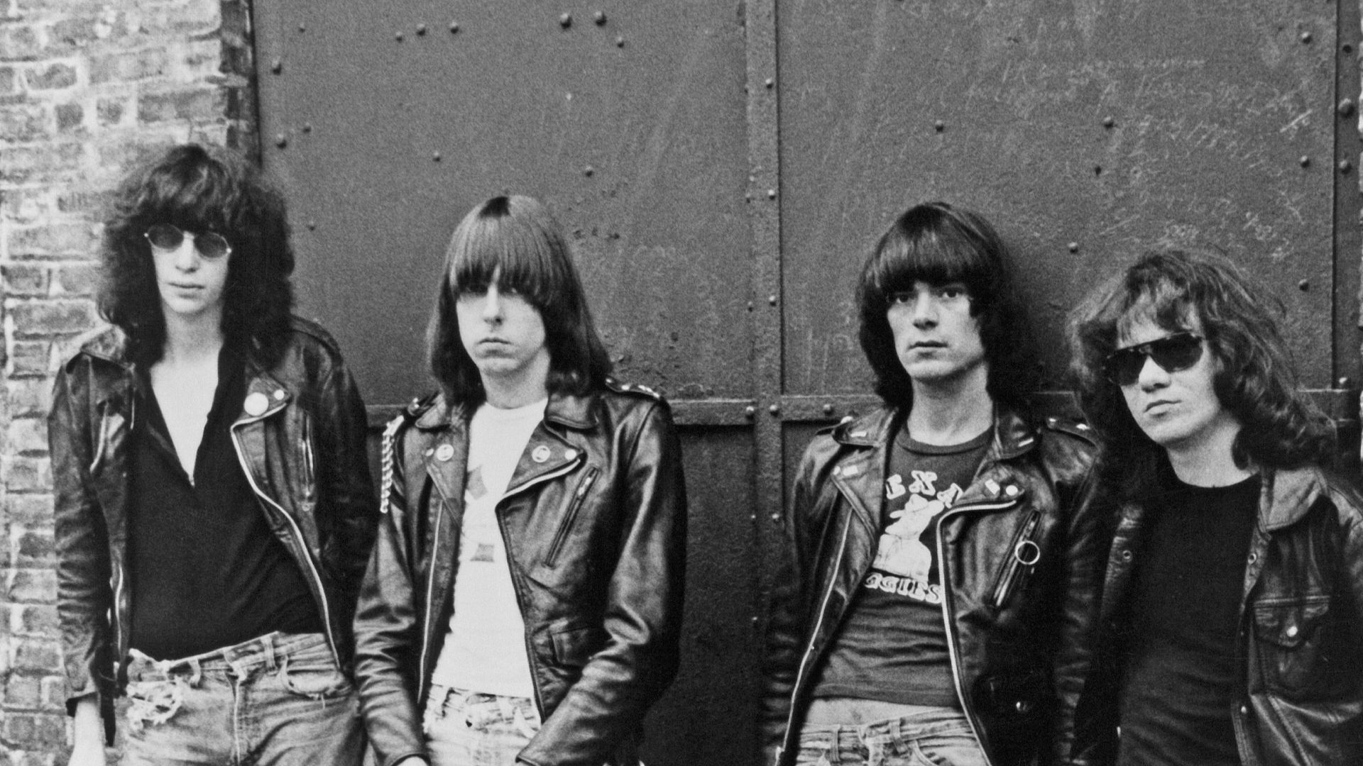 The Ramones in 1977 as depicted in Rocket to Russia