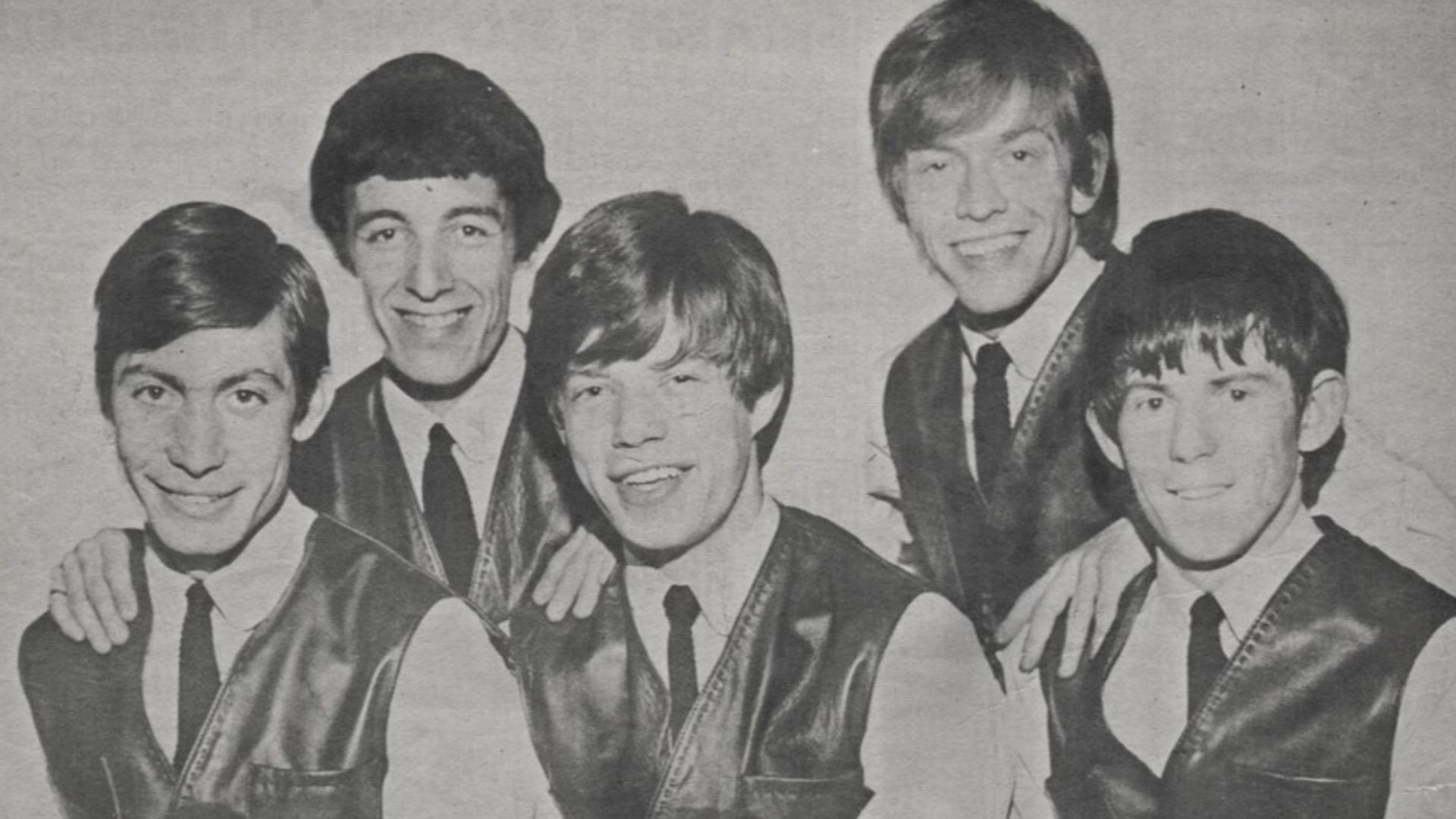 The Rolling Stones in July 1963. From left: Charlie Watts, Bill Wyman, Mick Jagger, Brian Jones, Keith Richards