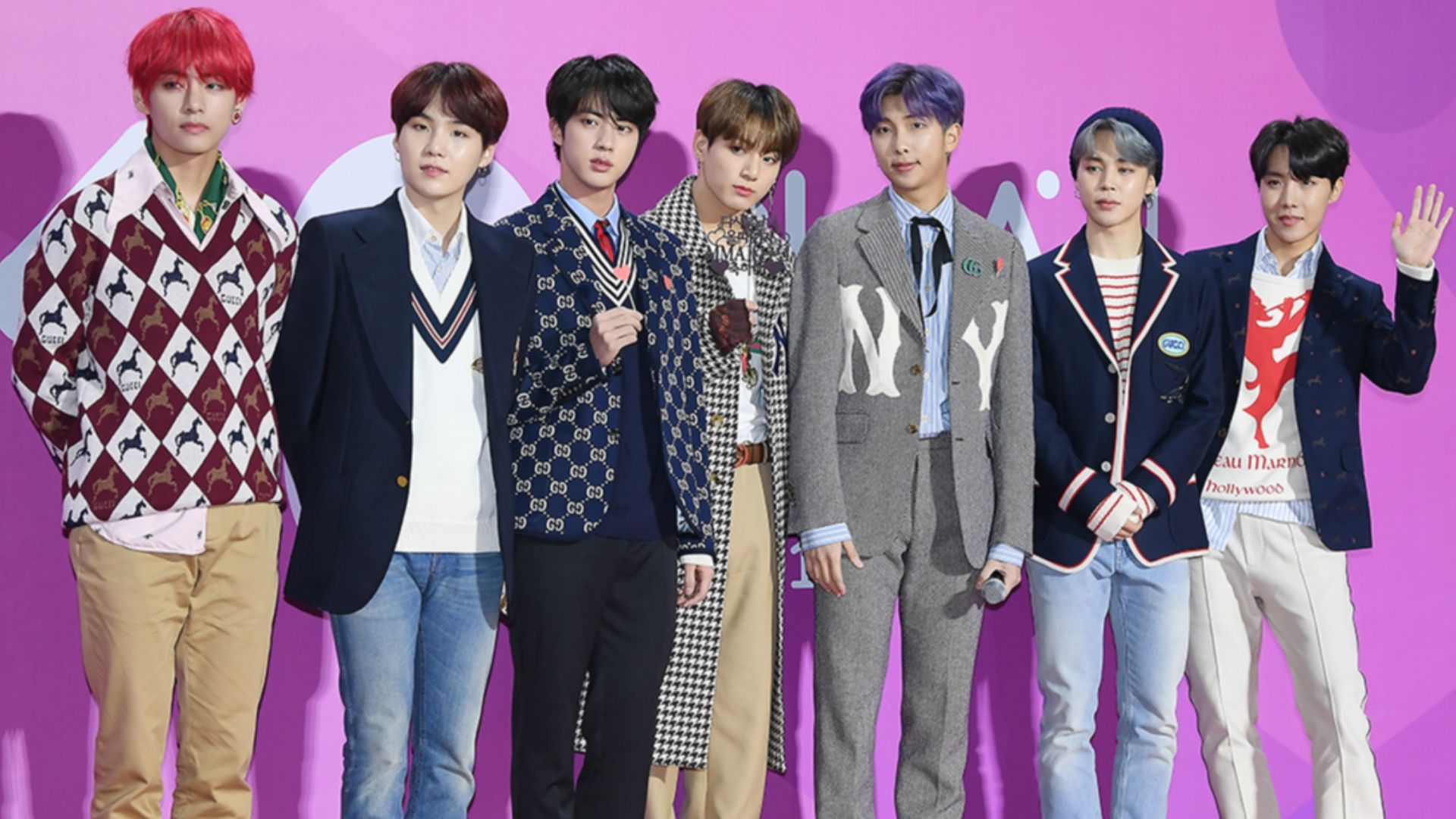 South Korean boy band BTS at the 2018 MelOn Music Awards on 1 December 2018