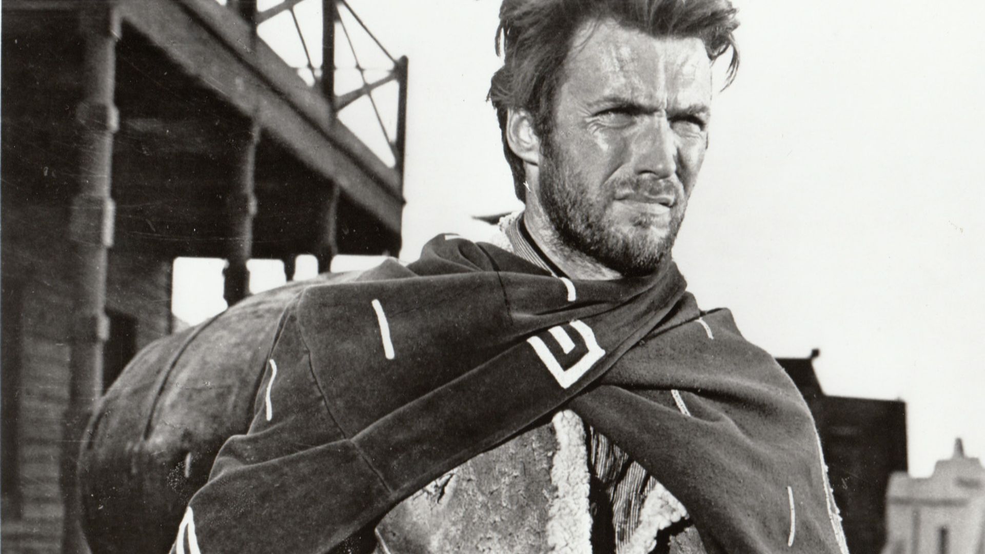 Publicity photo of Clint Eastwood for A Fistful of Dollars (Per un pugno di dollari)
