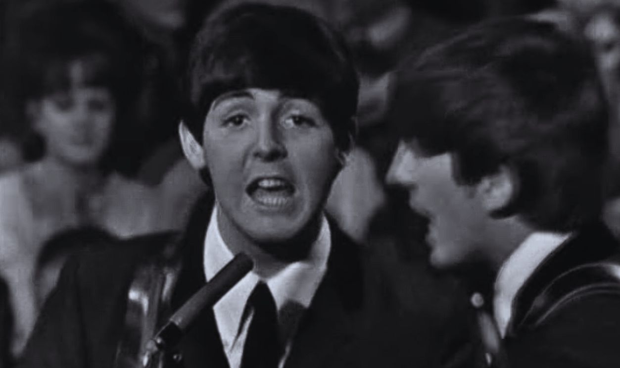 Screenshot from The Beatles - She Loves You (1963) 