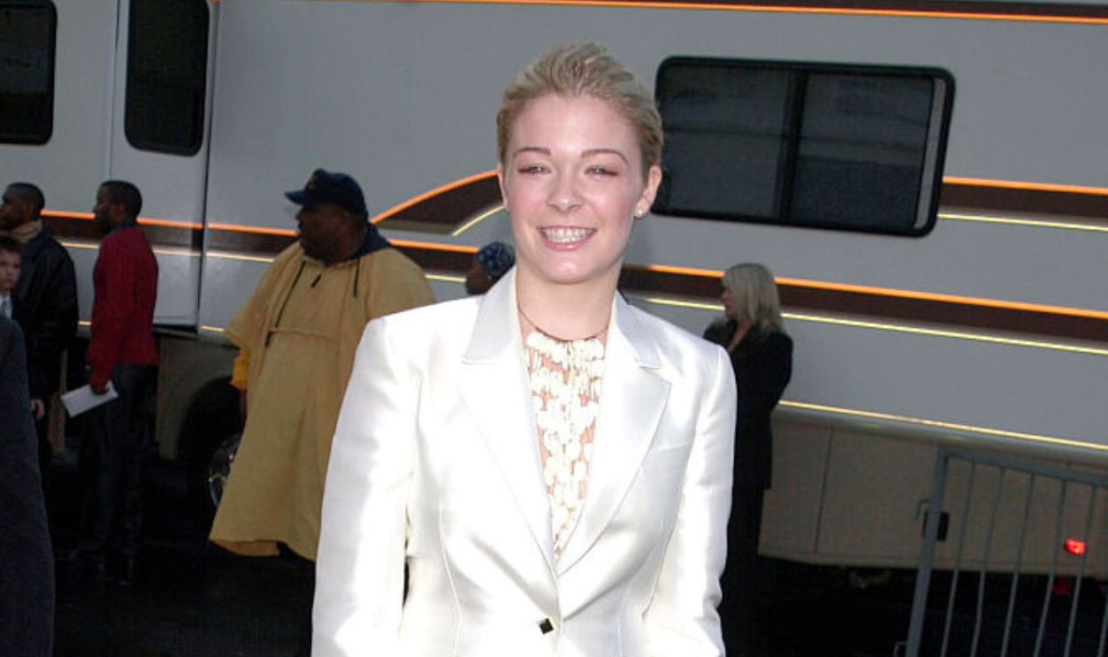 Leann Rimes arriving at the 28th annual American Music Awards, held at the Shrine Auditorium.