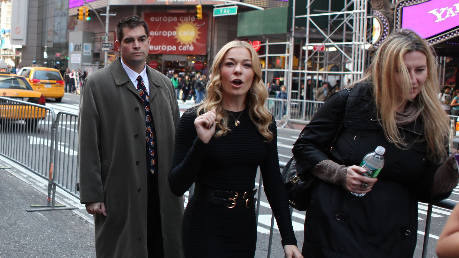 LeAnn Rimes arrives at Yahoo Yodel