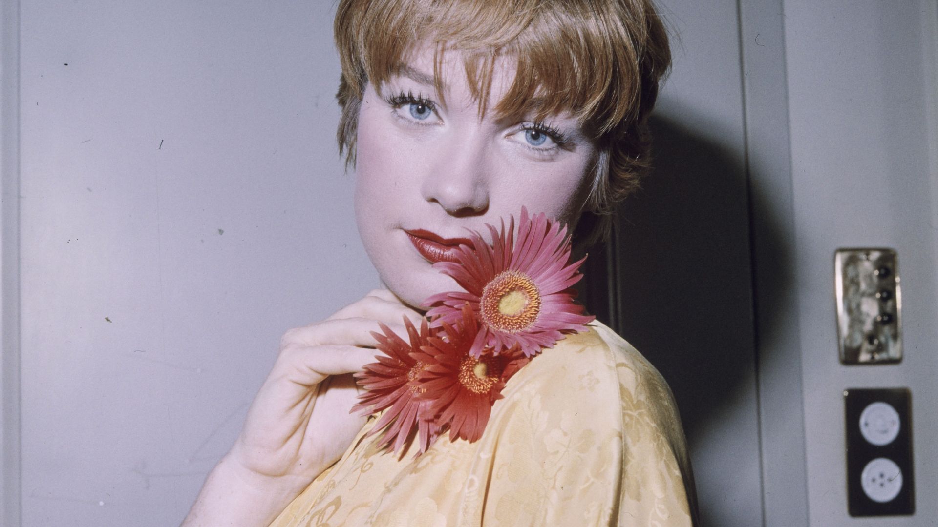 Shirley MacLaine svájci látogatásakor