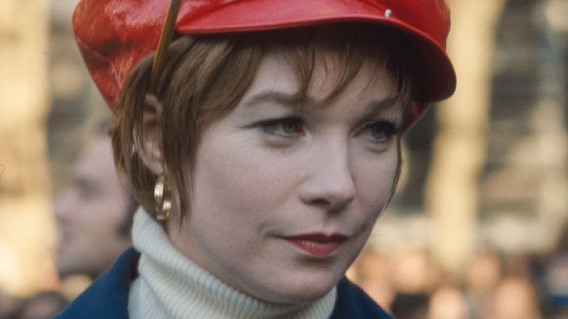 Title: Shirley MacLaine, actress, anti-war demonstration, NYC [Vietnam moratorium]
Creator(s): Gotfryd, Bernard, photographer
Date Created/Published: [1969]
Medium: 1 photograph : color transparency ; 35mm (slide format)
Reproduction Number: LC-DIG-gtfy-02693 (digital file from original)
Rights Advisory: No known restrictions on publication. For information see