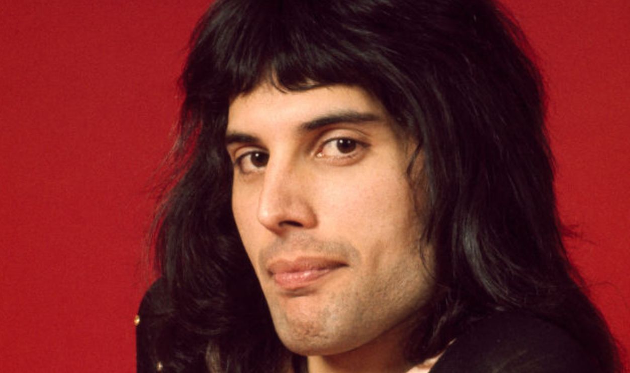Freddie Mercury Portrait Singer Freddie Mercury (1946 - 1991) of British rock band Queen poses in London, England in 1973.