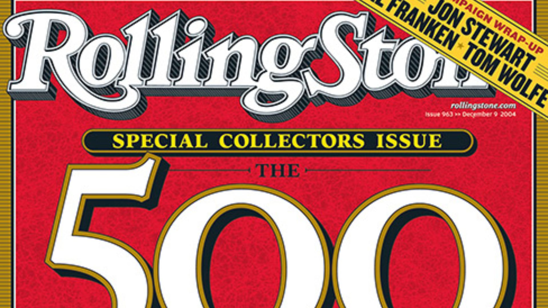 Cover to Rolling Stone issue 963,