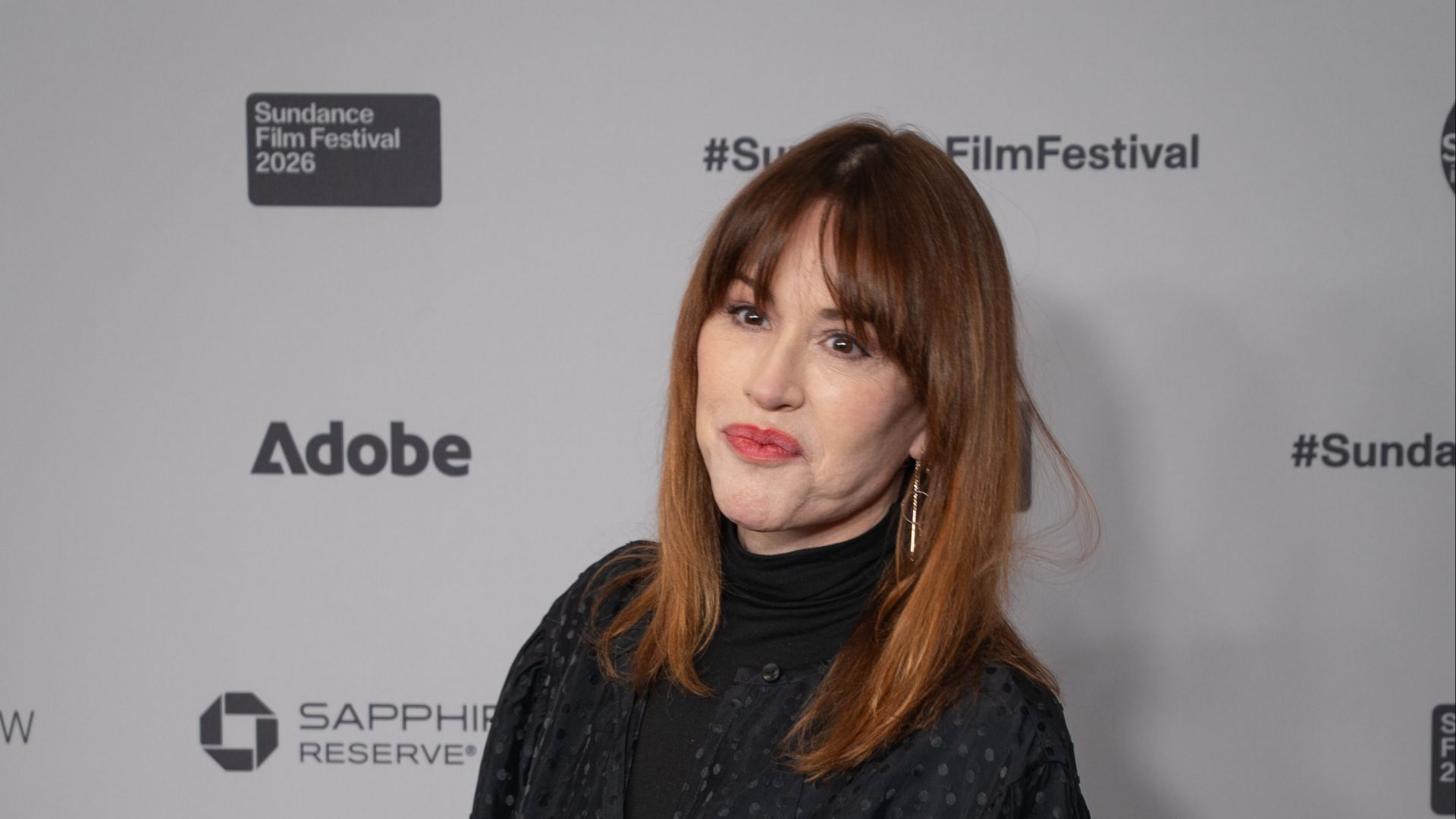 Molly Ringwald (actress) at the premiere of Run Amok at Sundance Film Festival 2026.