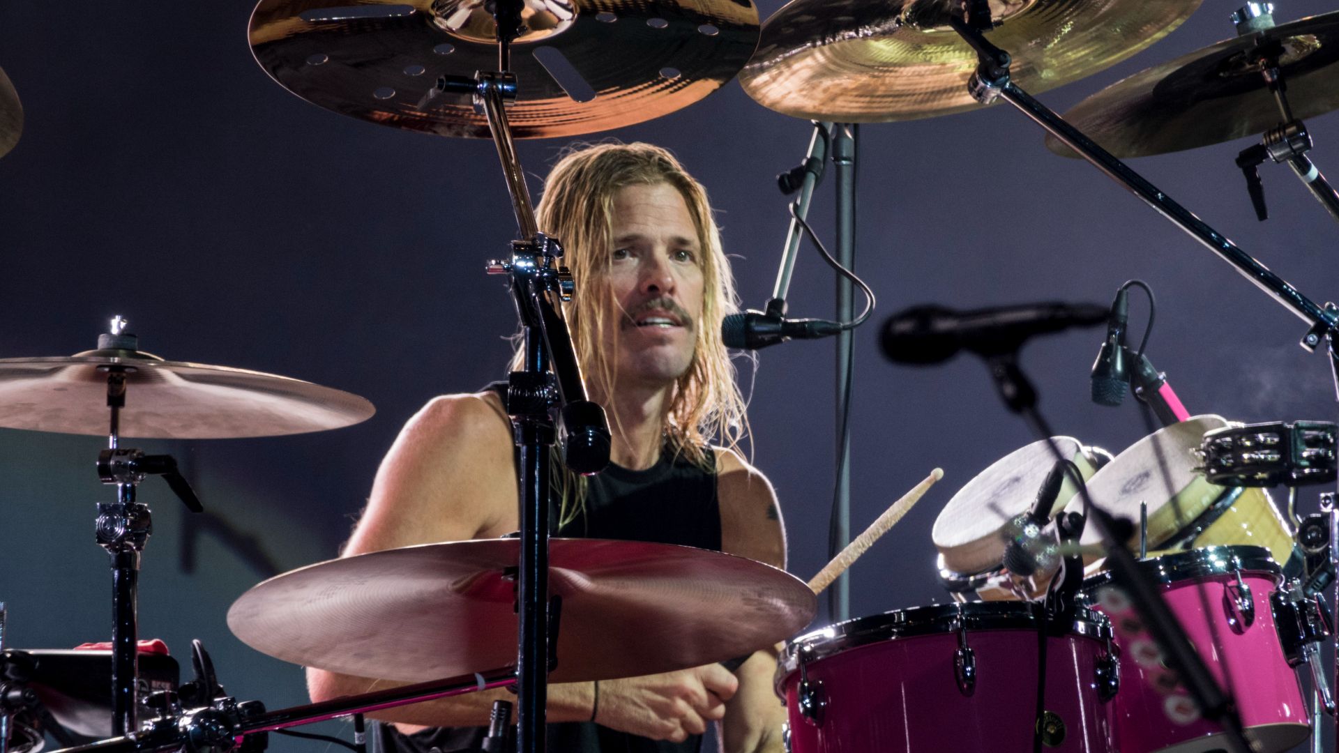 Performance of American rock band Foo Fighters at Lollapalooza Berlin 2017.