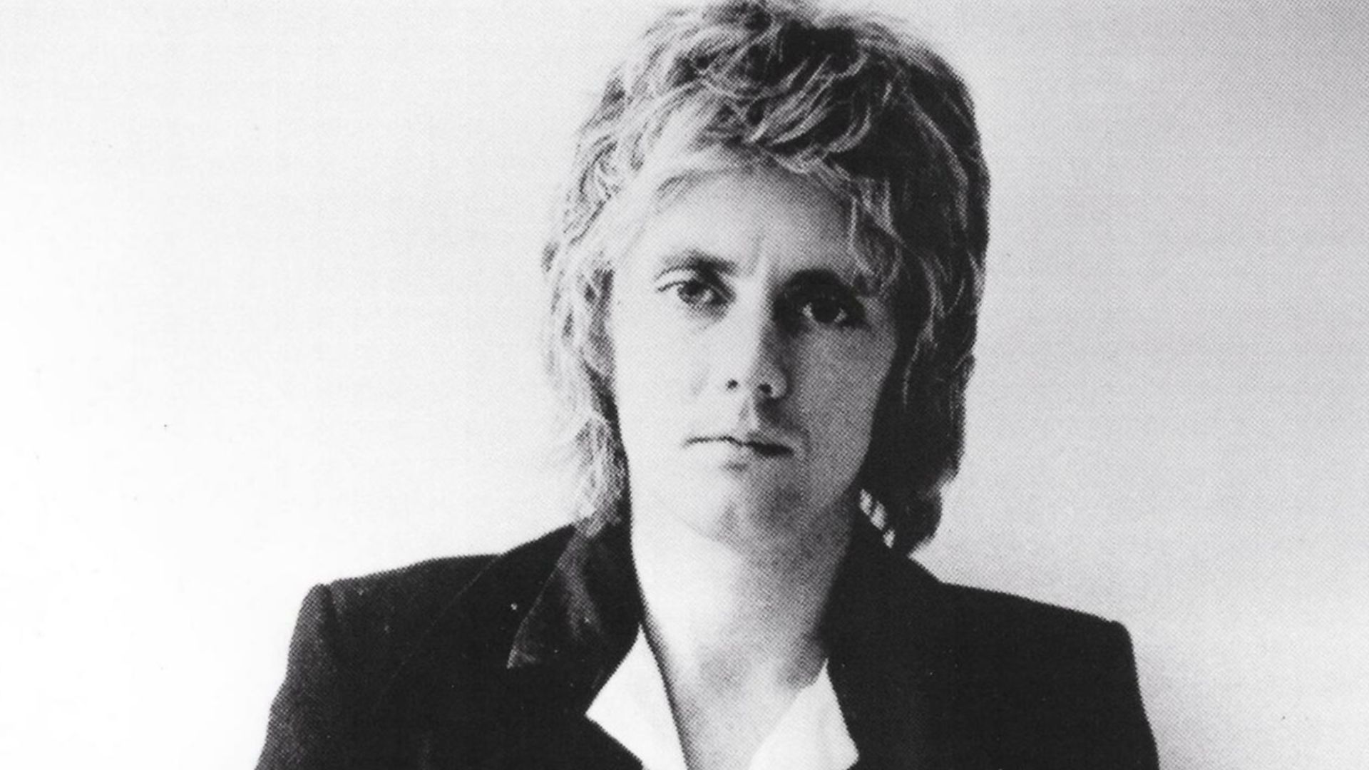 Roger Taylor of Queen in a promotional photo for their album News of the World, circa 1977.