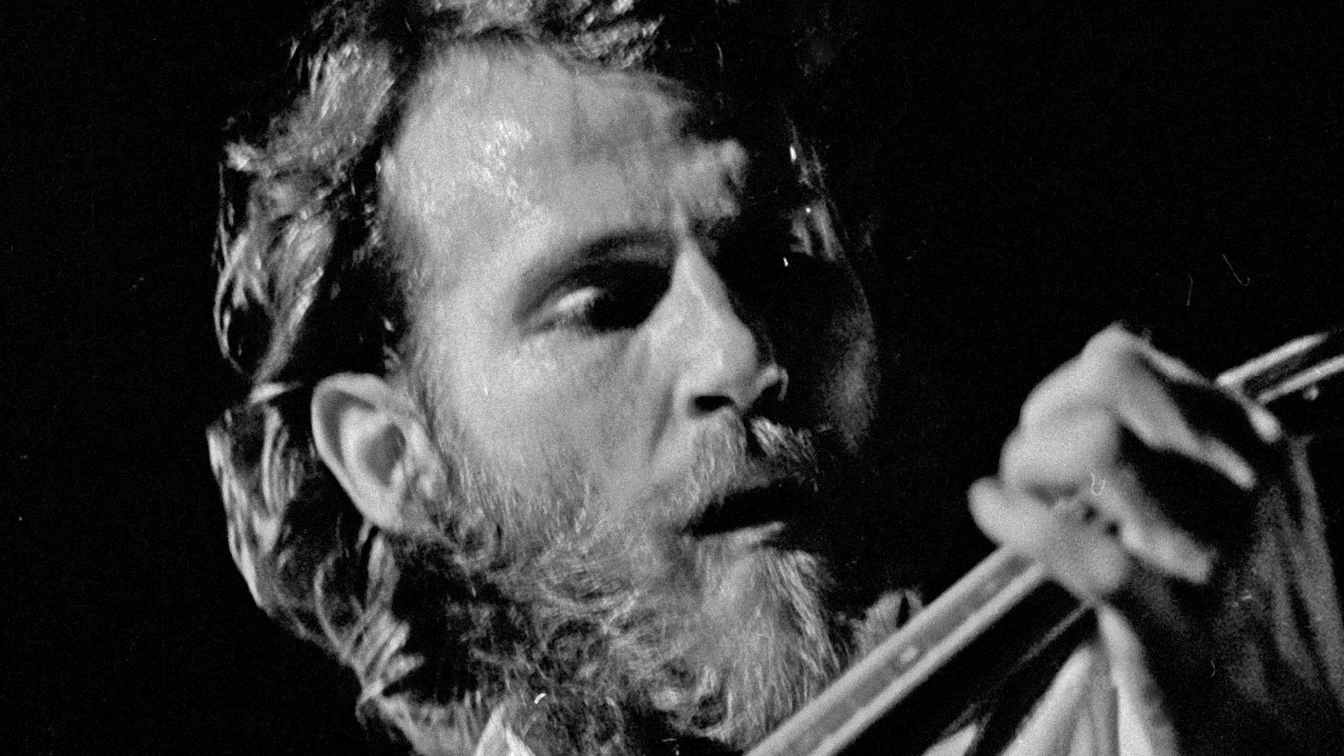 Levon Helm performing with The Band. Hamburg, May 1971.