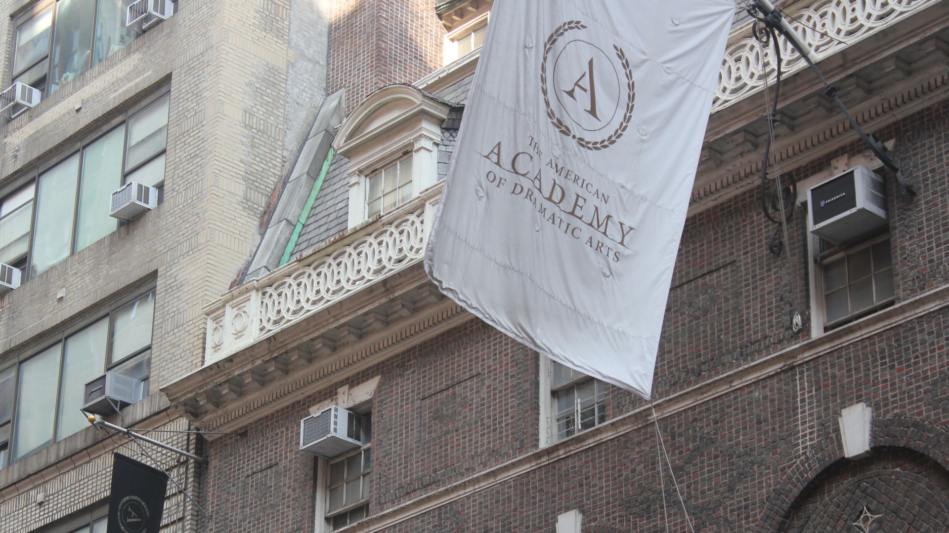 The old Colony Club (American Academy of Dramatic Arts) at 120 Madison Avenue in Manhattan, New York, seen in May 2023
