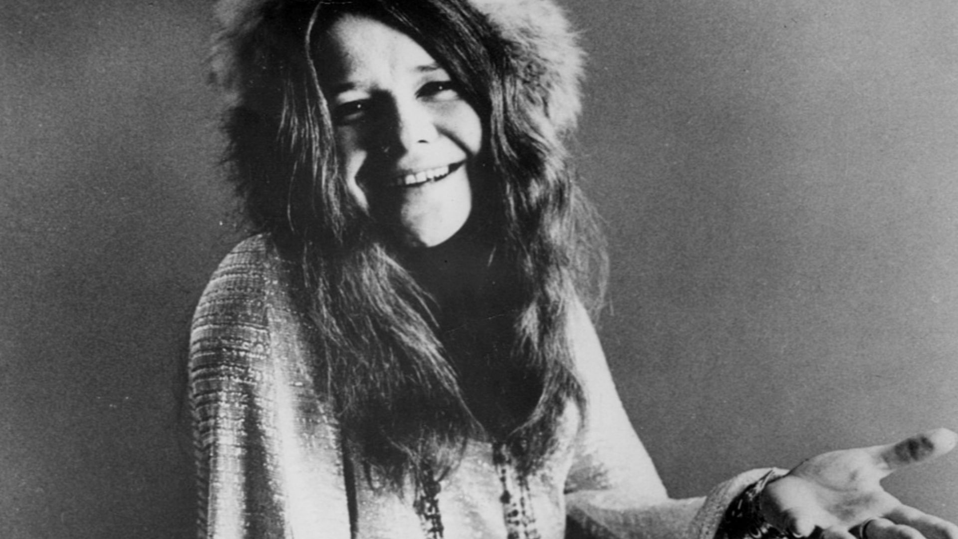 Publicity photo from photo session of Janis Joplin.