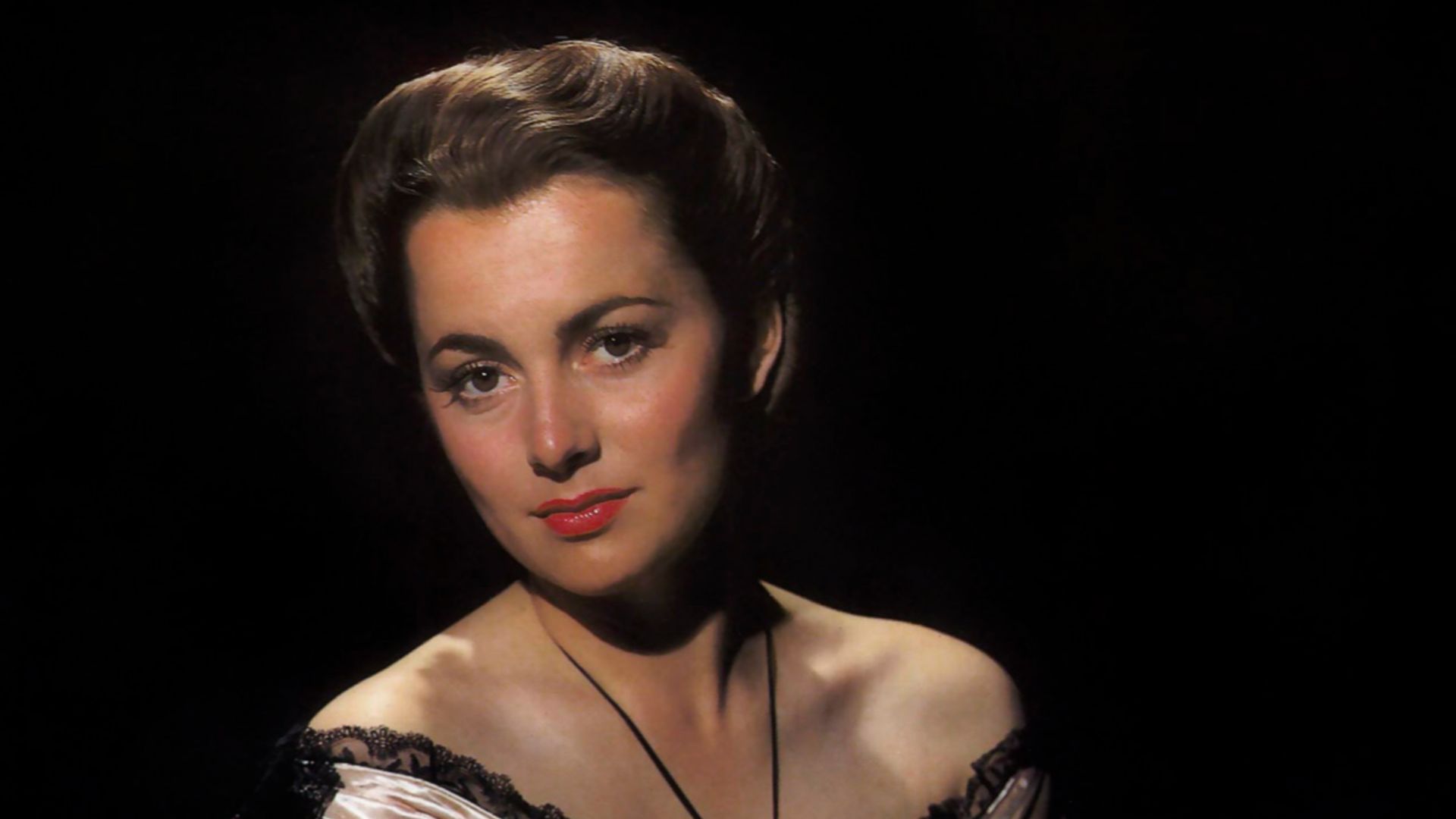 Olivia de Havilland publicity photo for Santa Fe Trail, 1940