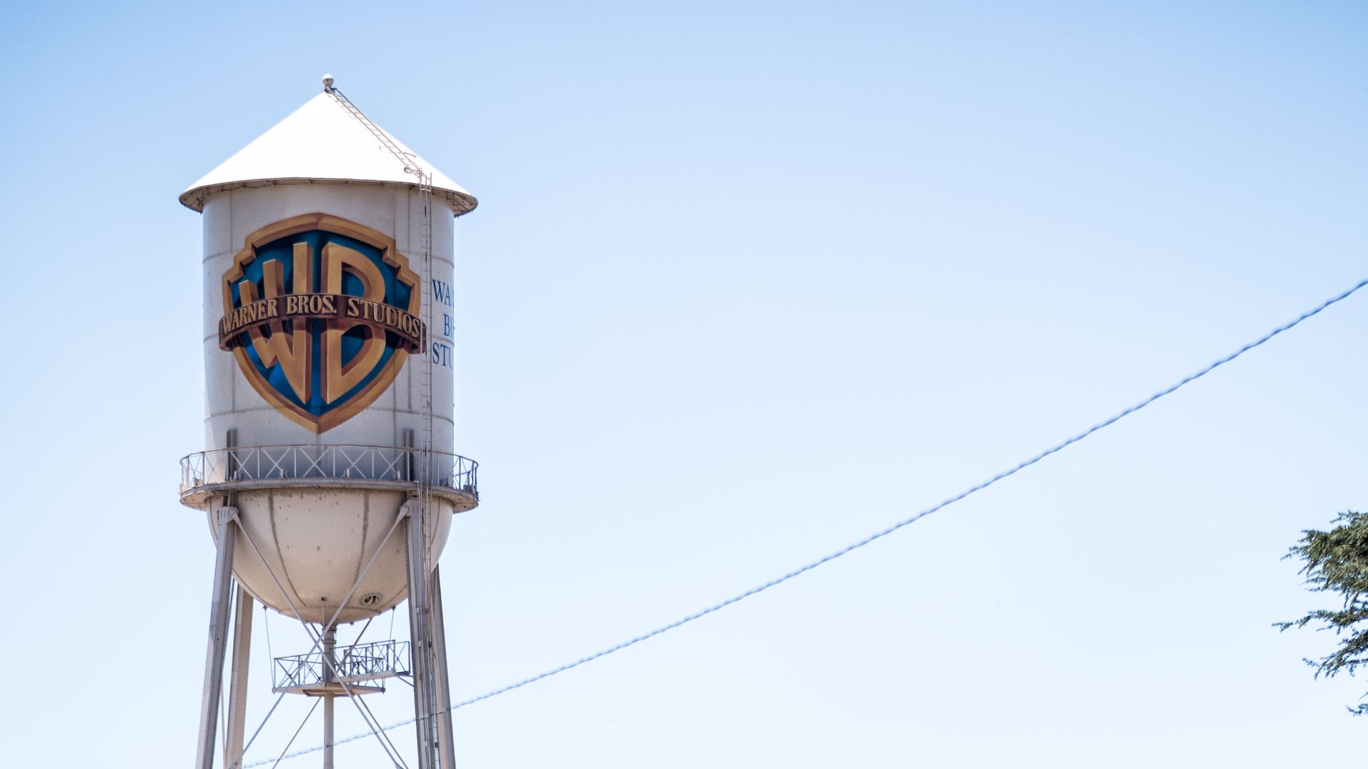 The water tower at Warner Bros, Burbank.