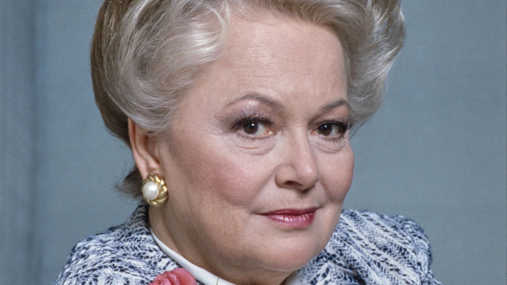 Title: Olivia de Havilland [actress]
Creator(s): Gotfryd, Bernard, photographer
Date Created/Published: February 1985.
Medium: 1 photograph : color transparency ; 35mm (slide format)
Reproduction Number: LC-DIG-gtfy-01097 (digital file from original)
Rights Advisory: No known restrictions on publication. For information see