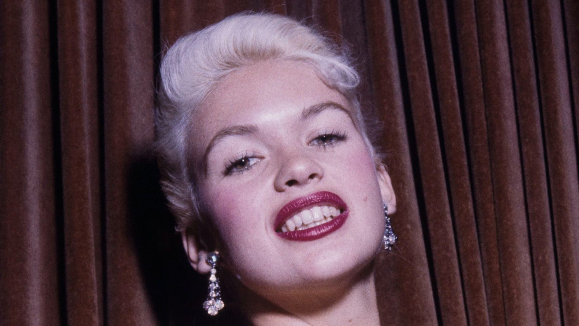 Jayne Mansfield, October 22, 1957 appearance in Zurich at the Cinema Rex, publicity tour for