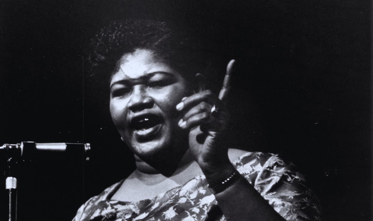 Gettyimages  - 89964334, Big Mama Thornton American R&B singer and songwriter Big Mama Thornton (1926 - 1984) in concert, circa 1965. 