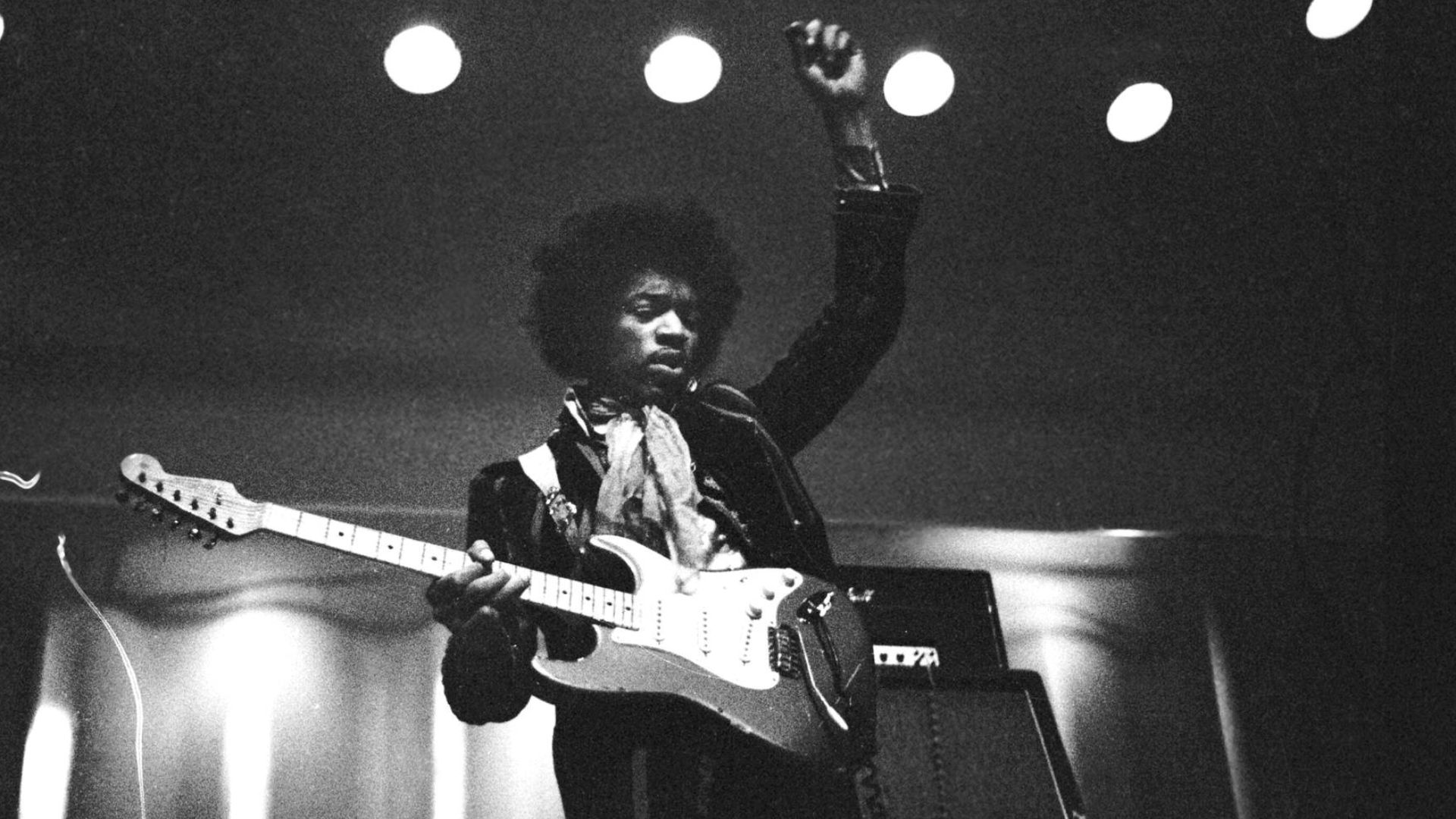 The Jimi Hendrix Experience performed at the Culture House in Helsinki.