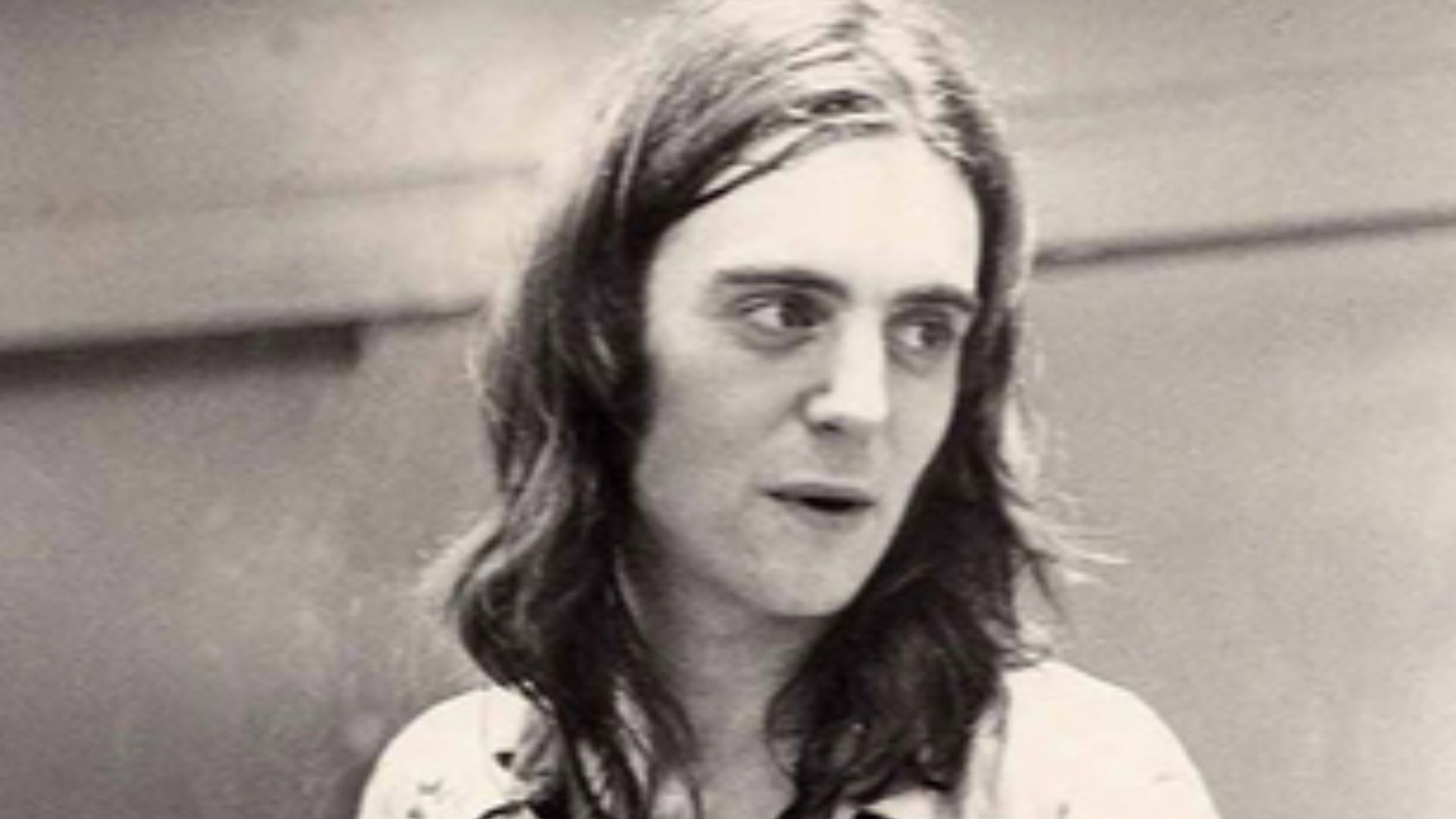 Reid backstage at the Bitter End, NYC Photo was taken in 1974