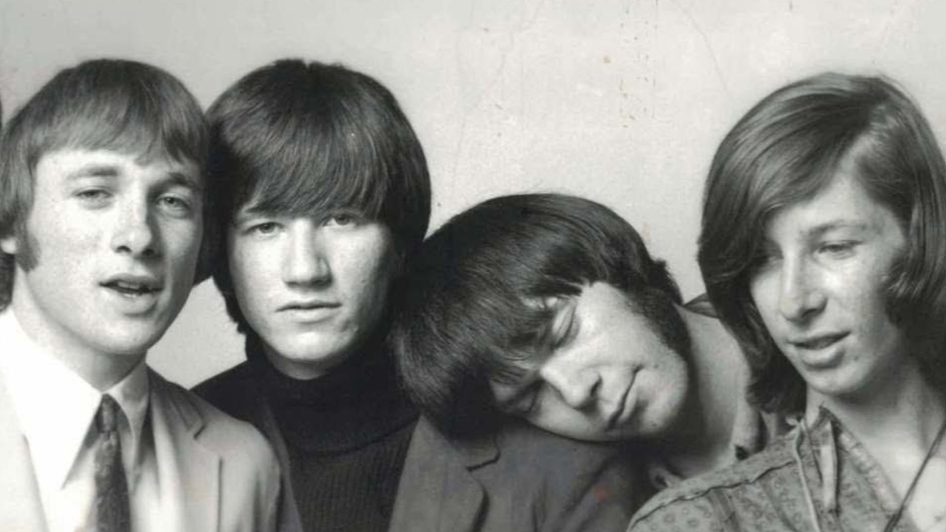 American folk-rock group Buffalo Springfield, (pictured left to right) Dewey Martin (drums), Stephen Stills (guitar, vocals), Richie Furay (guitar), Neil Young (guitar, vocals) and Bruce Palmer (bass guitar)