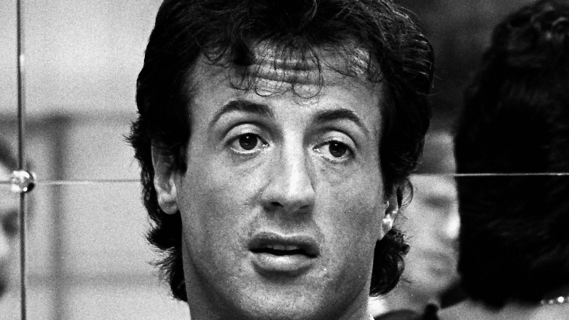 Sylvester Stallone in Sweden to promote