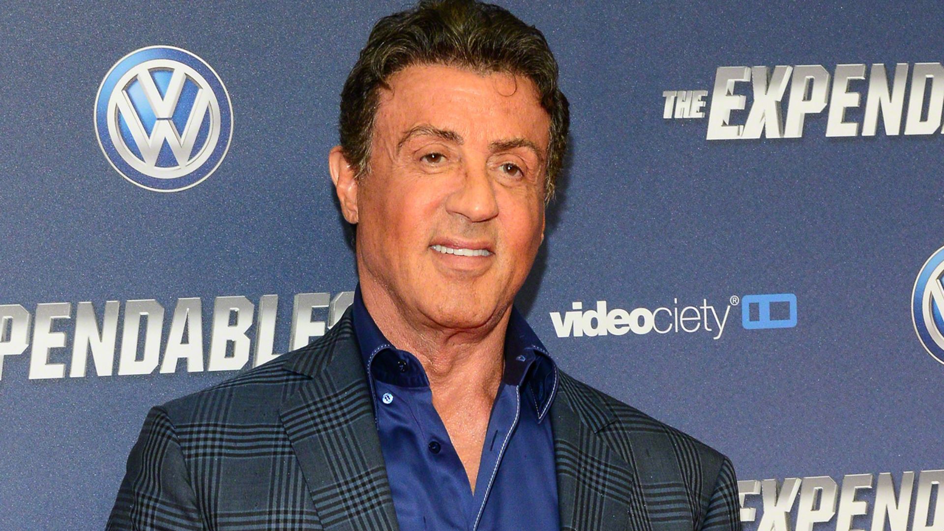 Sylvester Stallone attend the German premiere of the film