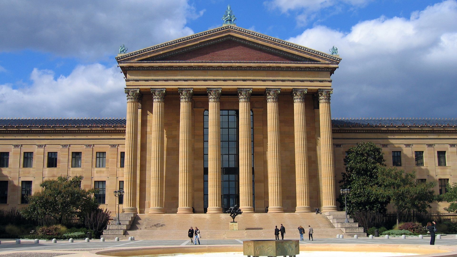 Philadelphia Museum of Art east entrance