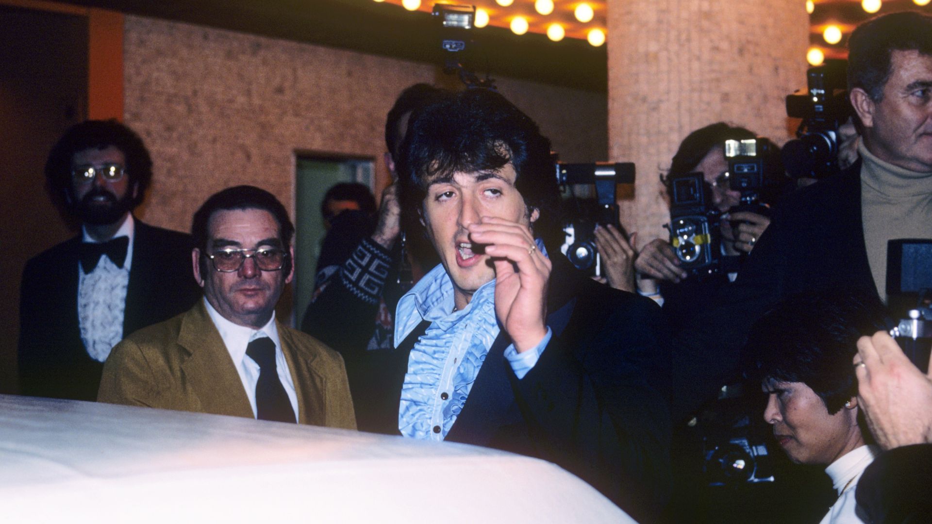 Photo taken at the private party after the premiere of the movie FIST, 1978 - Permission granted to copy, publish or post but please credit