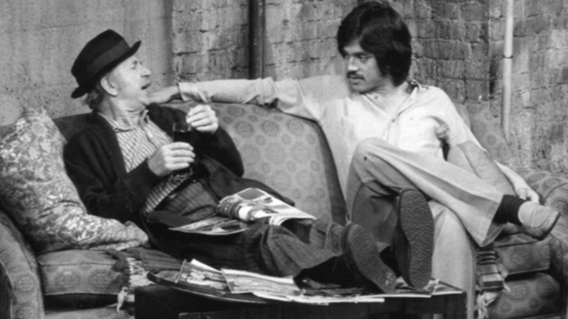 Publicity photo from  Chico and the Man . Pictured are Jack Albertson and Freddie Prinze.