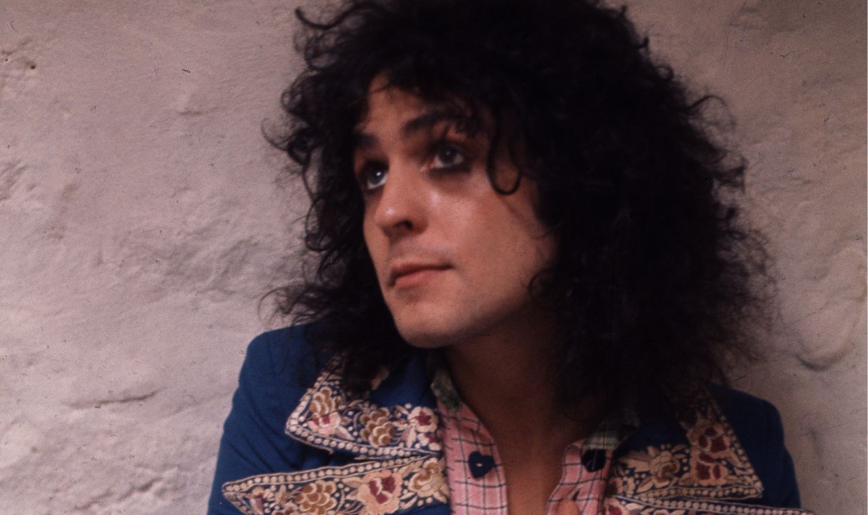 Bolan In France Singer Marc Bolan (1947 - 1977) of T-Rex at the Chateau d'Herouville recording studio, France. 23rd October 1972. He is recording T-Rex's eighth album, 'Tanx'. 