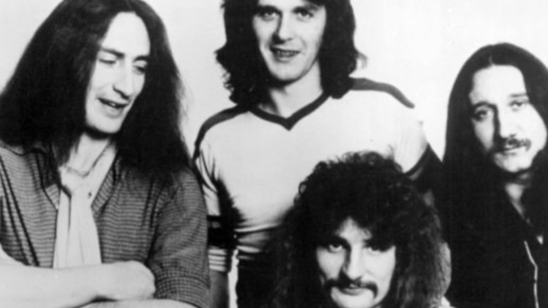 Publicity photo of the musical group Uriah Heep.